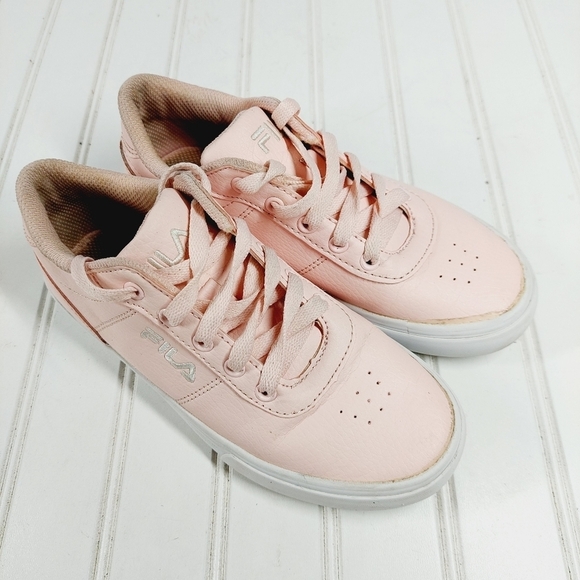 Fila Pink Lace Up Girls Sneakers F320 - Picture 10 of 12